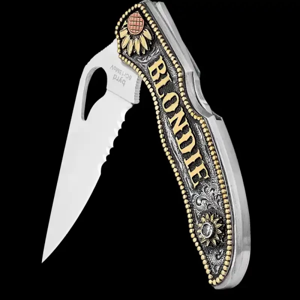 Desert Bloom Custom Knife